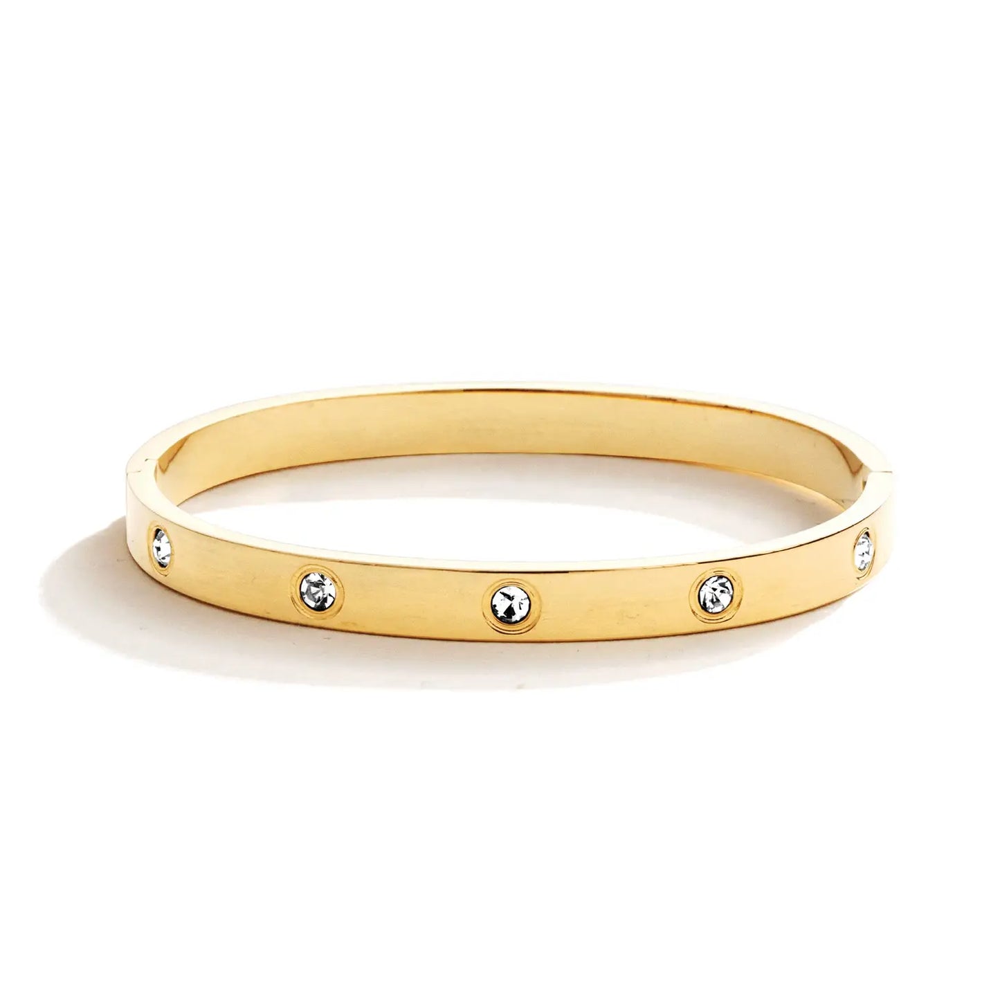 Gold Hinged Braclet