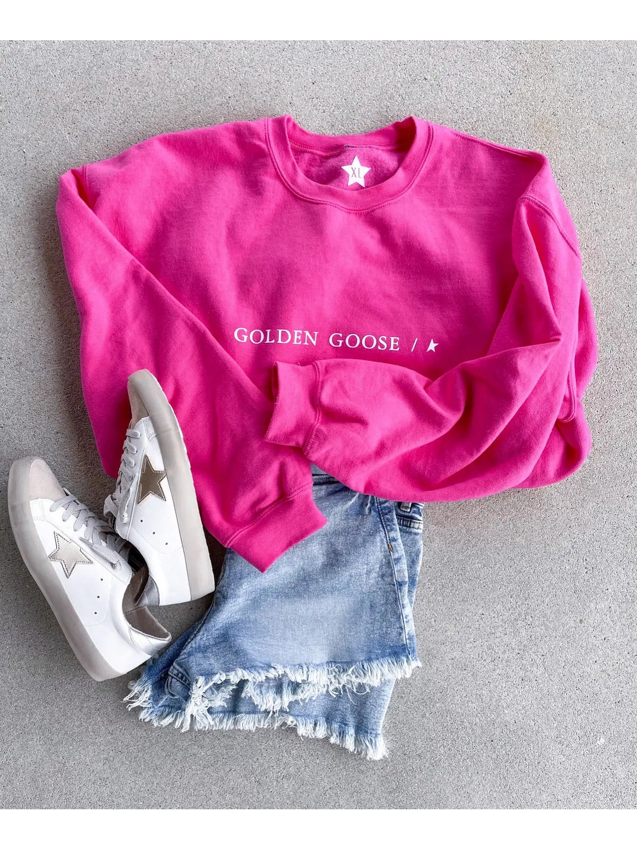 Hot Pink Golden Goose Crewneck