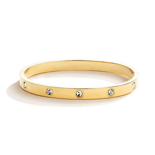Gold Hinged Braclet