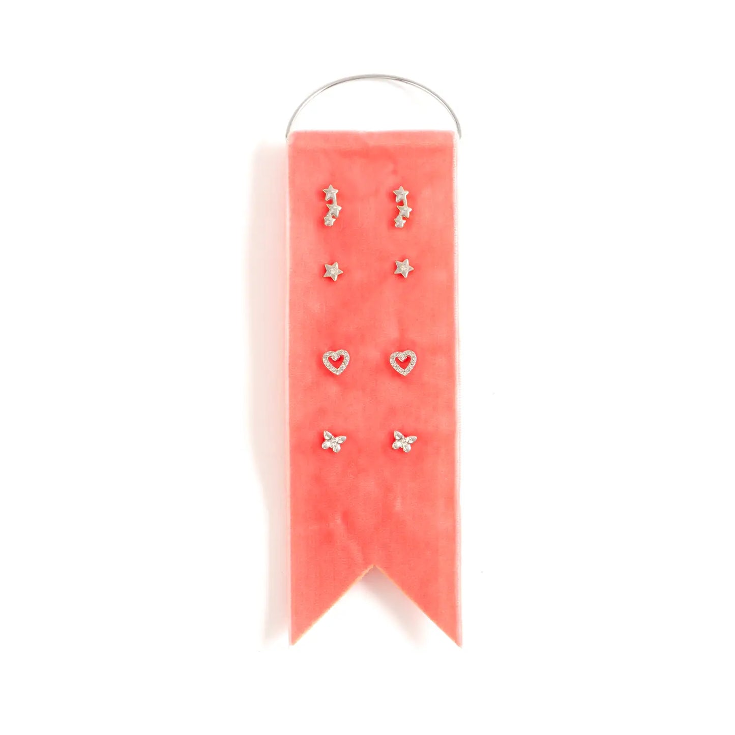 Delicate Earring Velvet Set