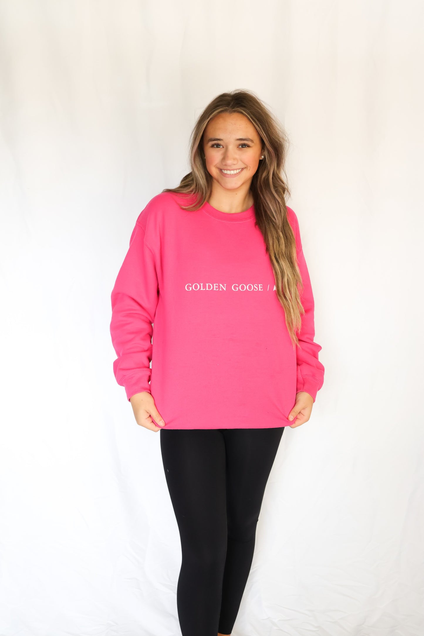 Hot Pink Golden Goose Crewneck