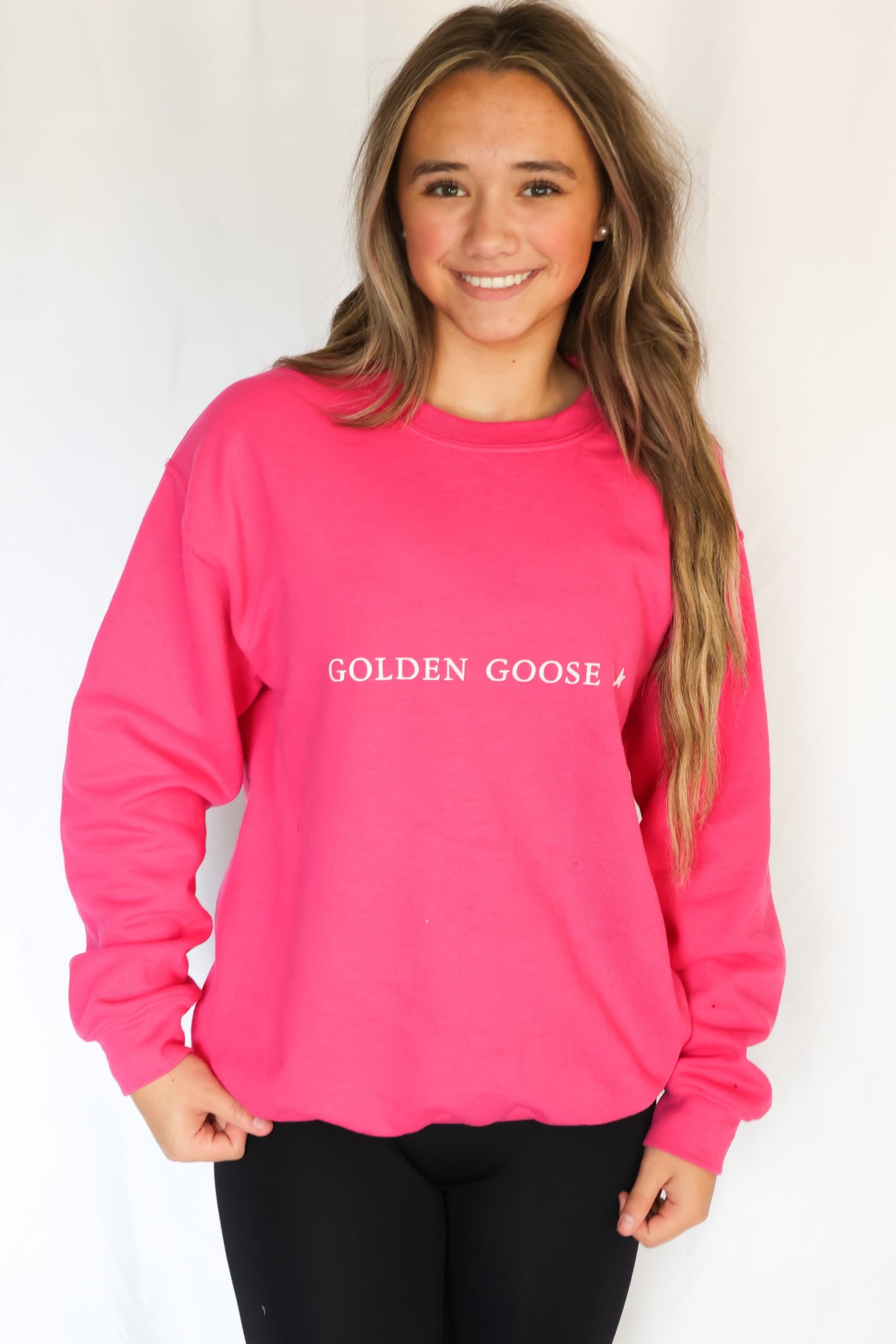 Hot Pink Golden Goose Crewneck