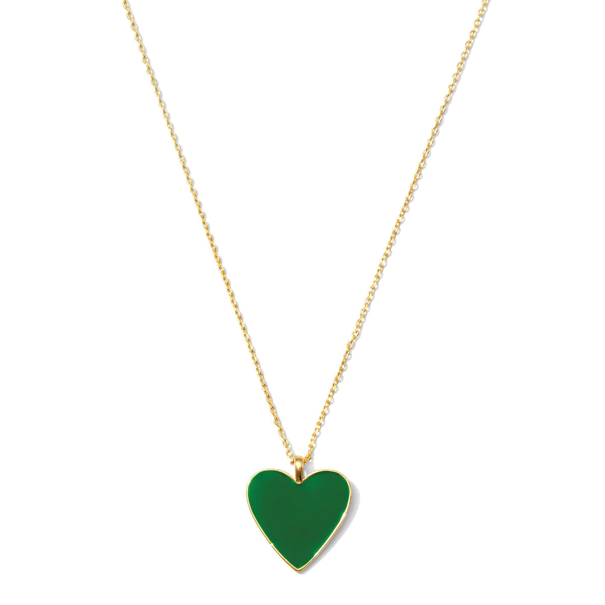 Green Heart Necklace
