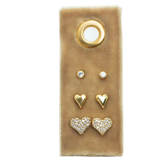 Heart Stud Set