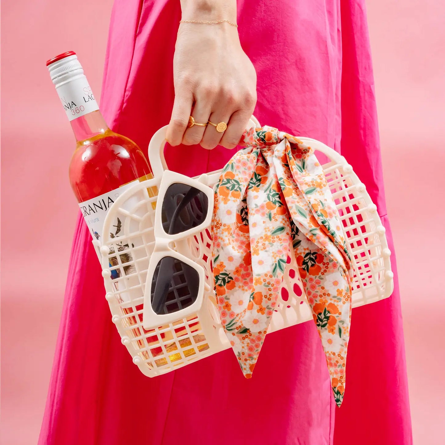 So JELLY Handbag with Hair Scarf